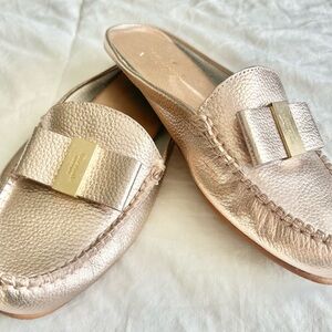 Women's Metallic Loafers